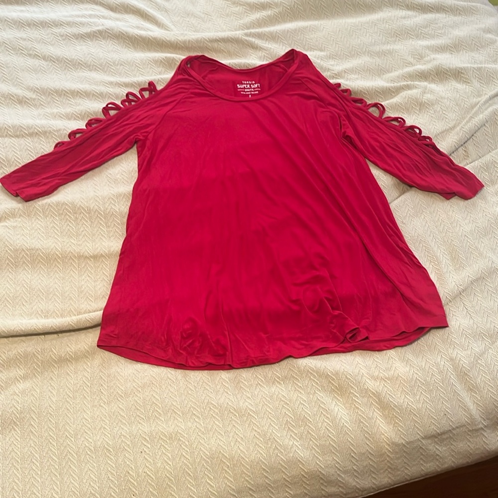 Torrid 3/4 sleeve top